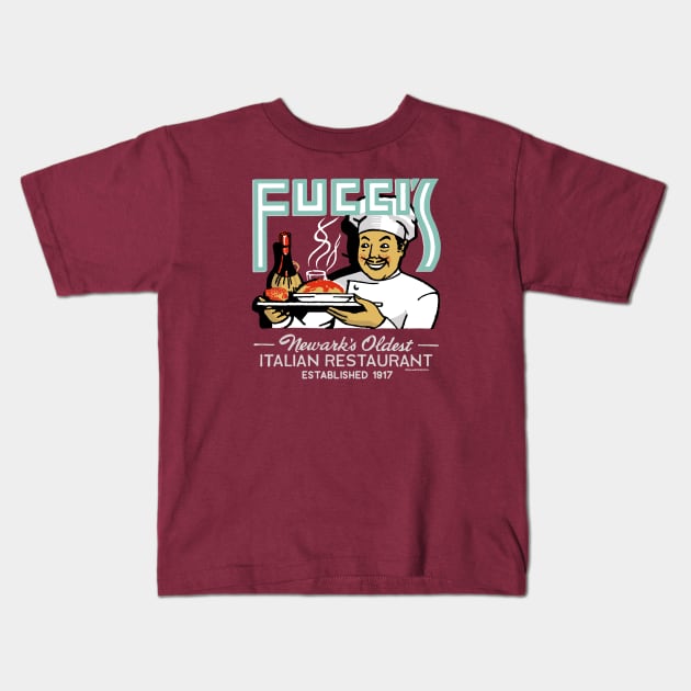 “Red Sauce Revival”- Fucci’s Italian Restaurant, Newark, NJ Kids T-Shirt by ItalianPowerStore